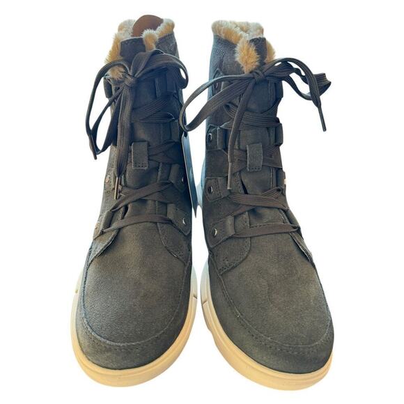 Sorel NEW Explorer Next Joan Waterproof Boots Women’s US 9.5 Gray Insulated - Picture 8 of 10